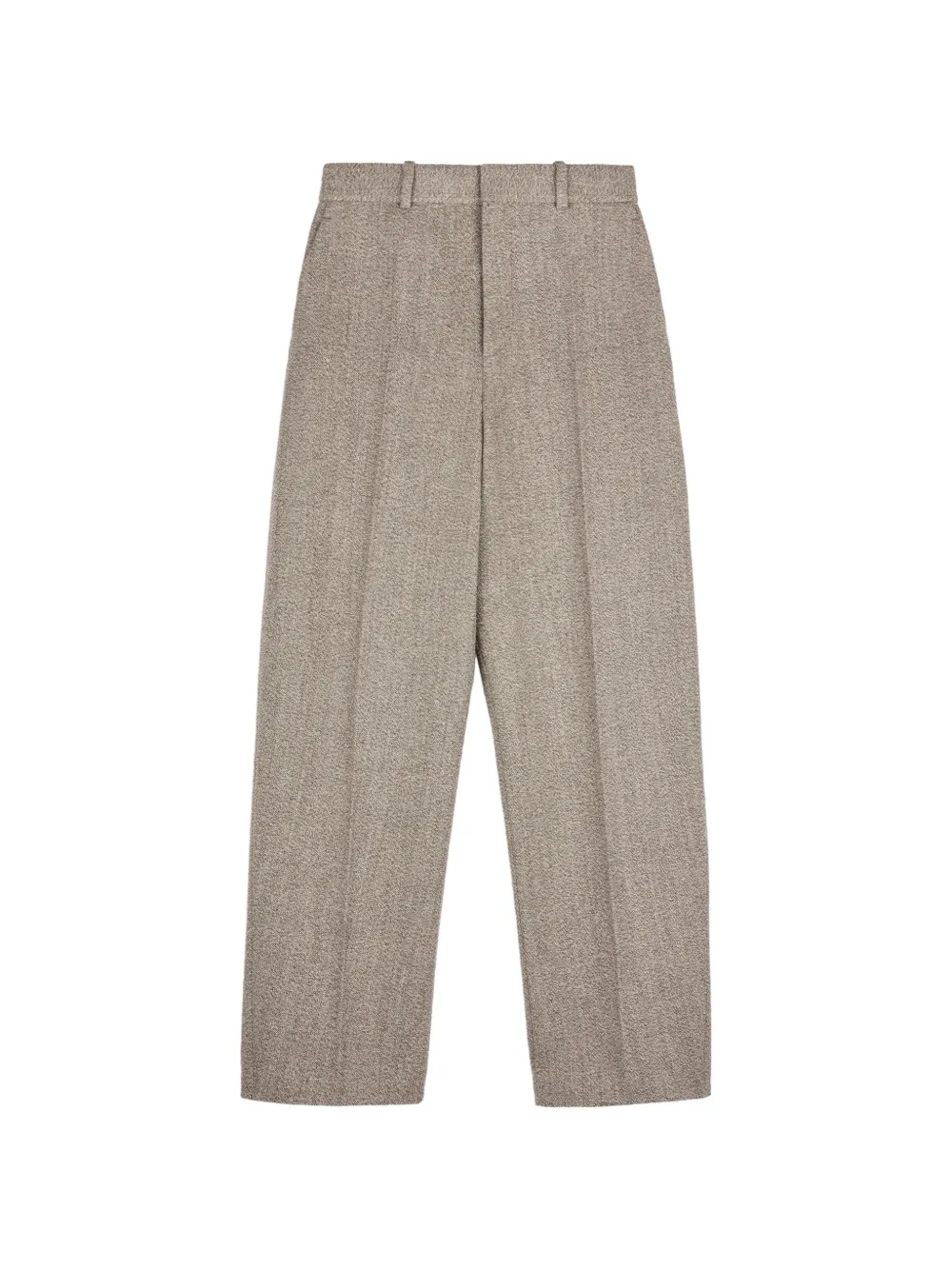 Tod's Pants In Mouliné Wool Twill In Gray