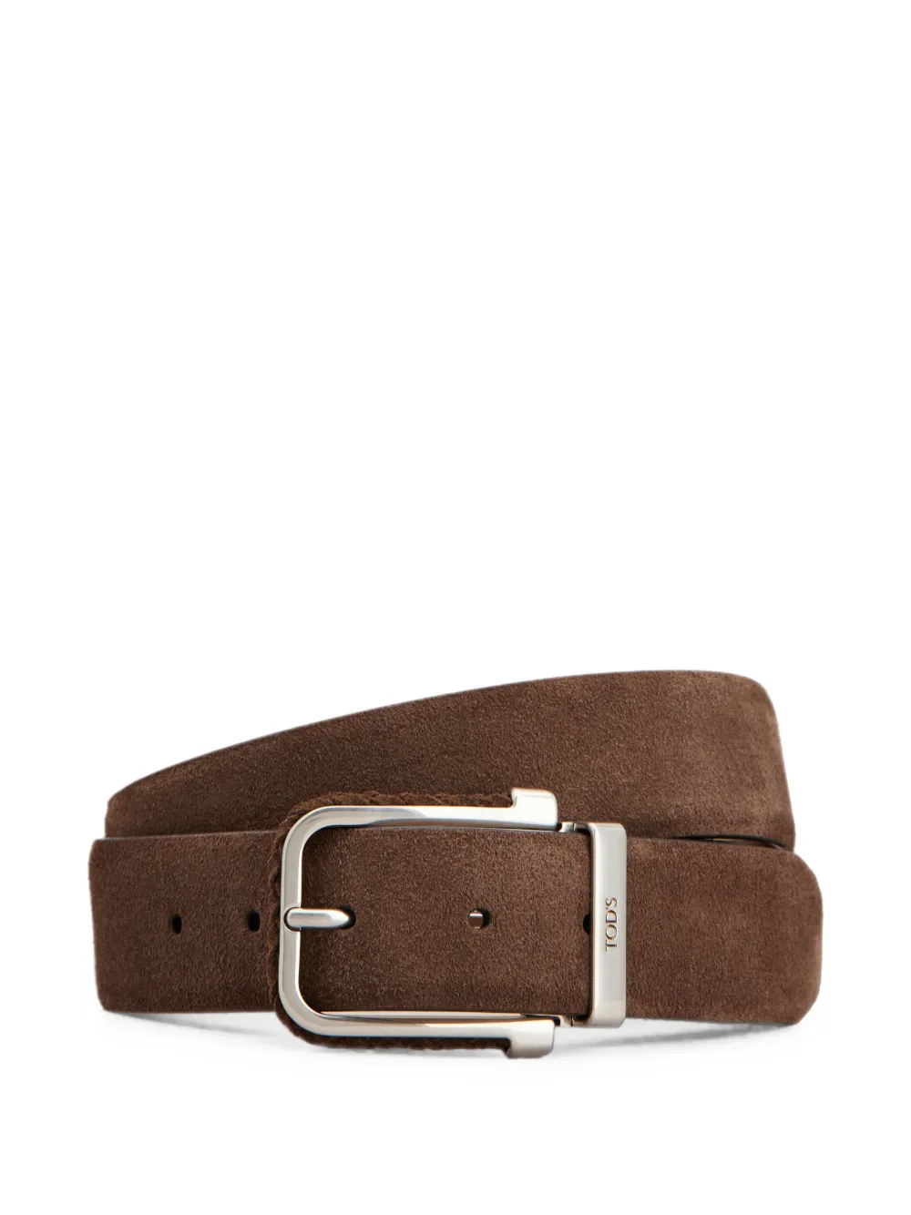 Tod's Belt In Suede In Brown