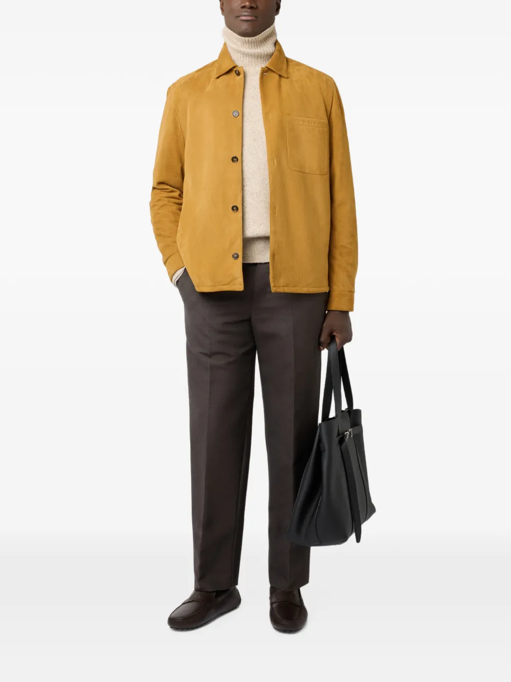 Tod's Pashmy shirtjack Geel