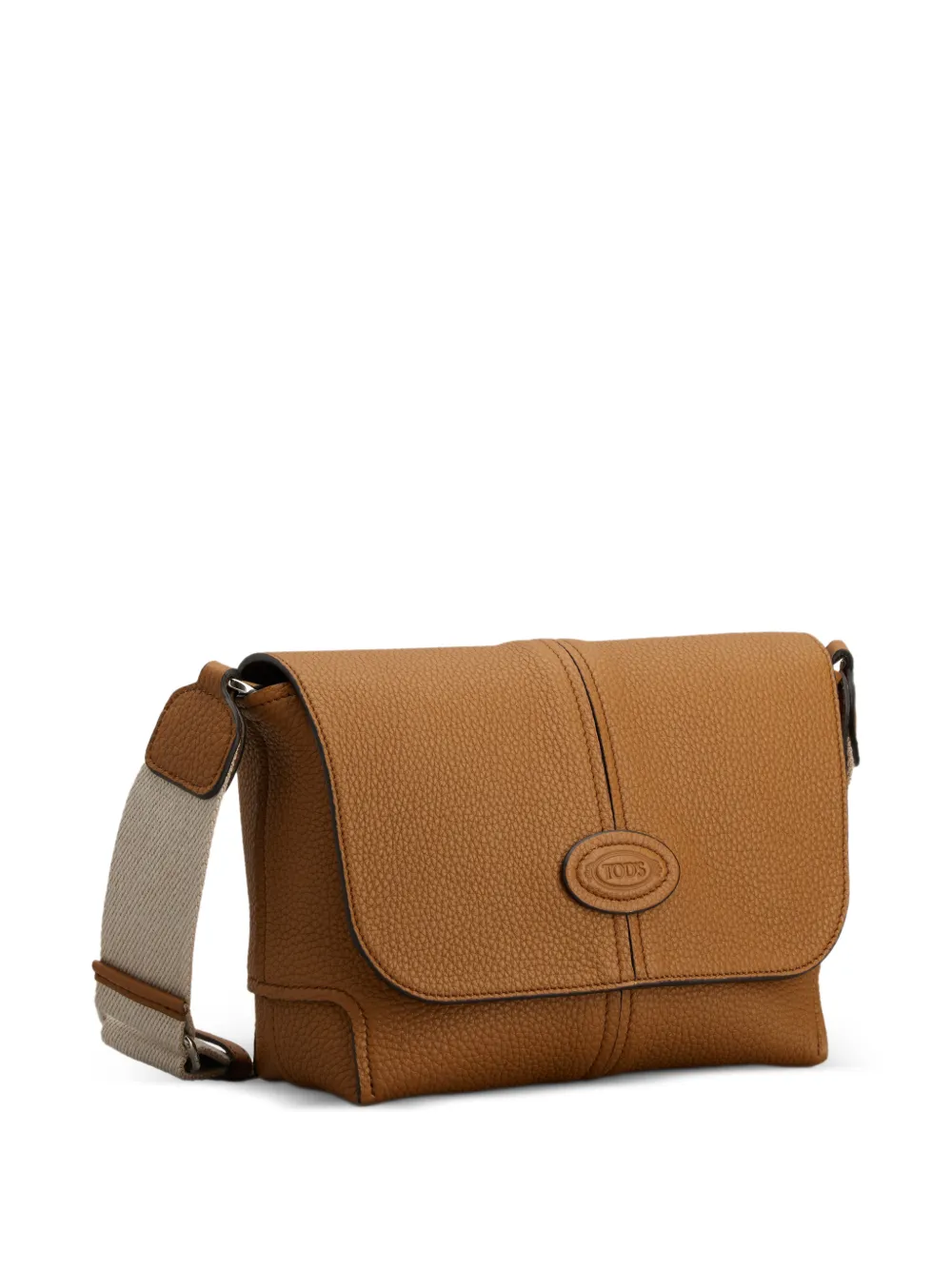 Tod's Schoudertas met logoplakkaat Bruin