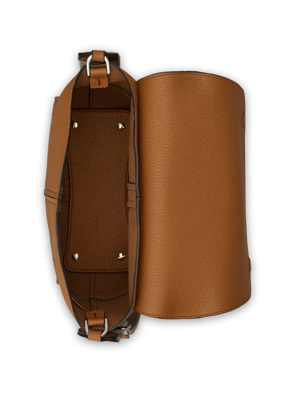 Tod's Schoudertas met logoplakkaat Bruin