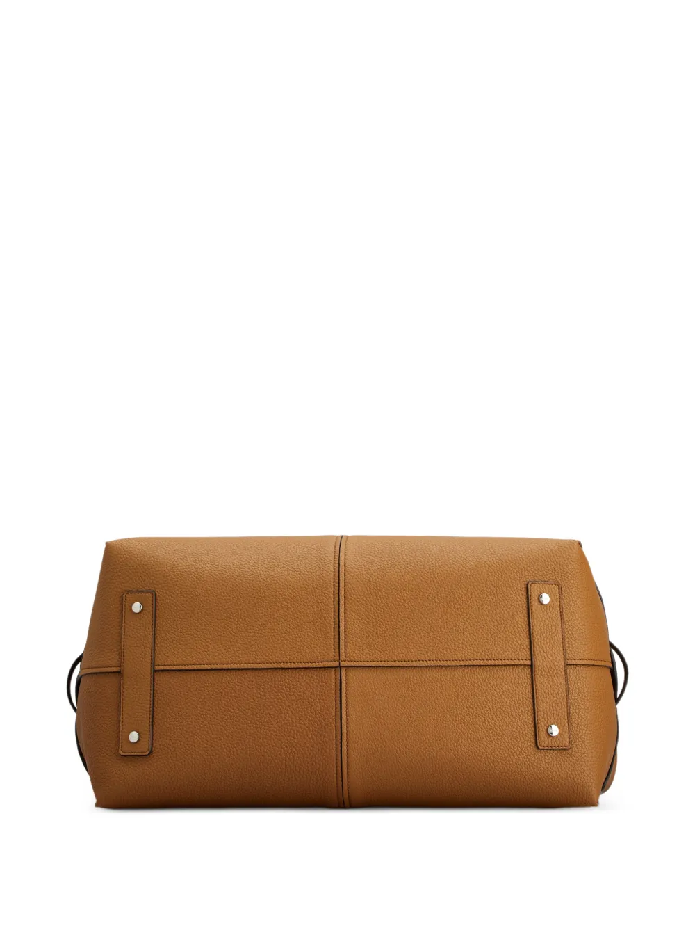 Tod's Duffeltas met logo-patch en textuur Bruin
