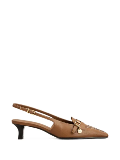 Tod's escarpins en cuir à bride arrière