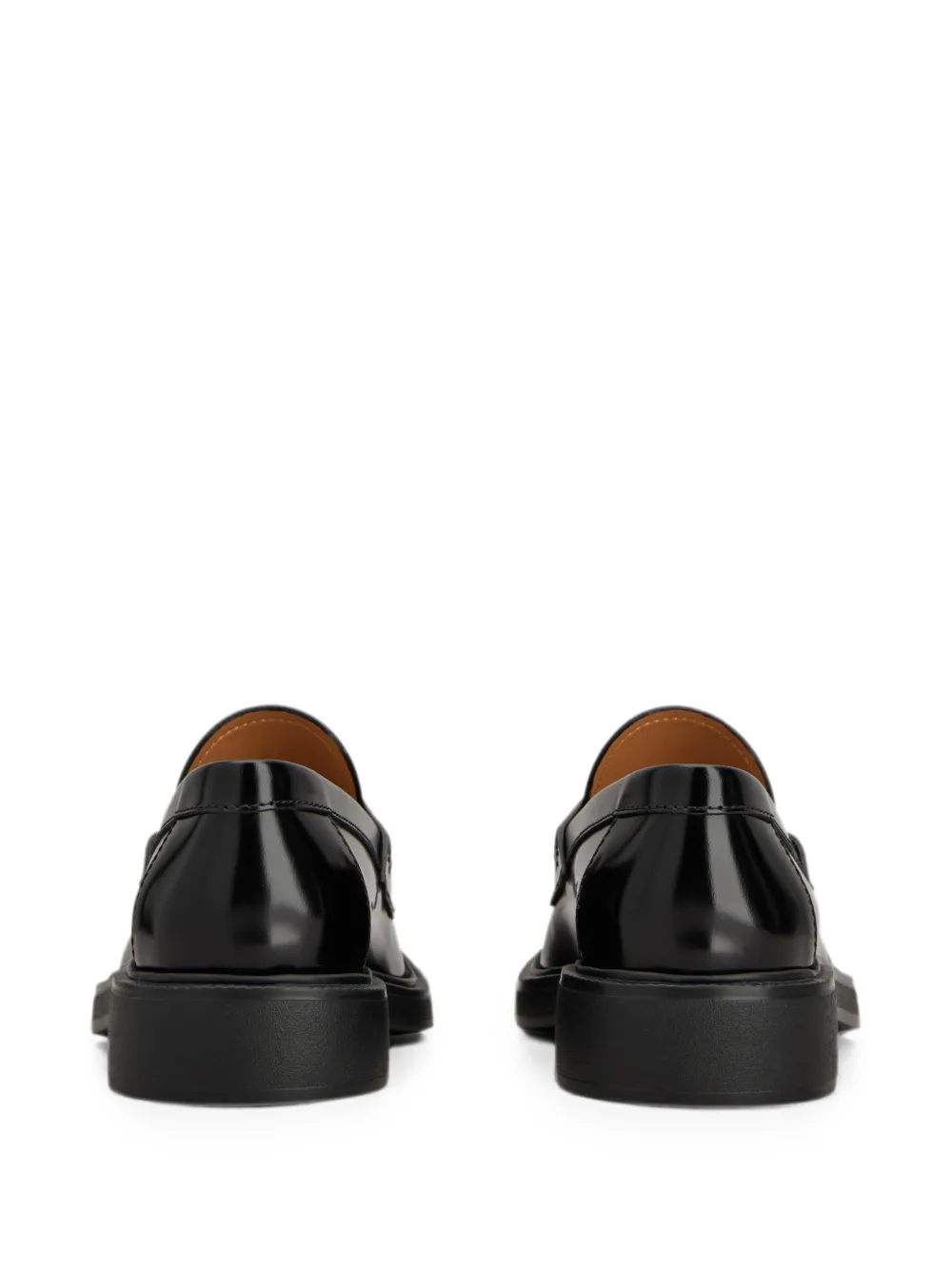 Tod's leather loafers Zwart