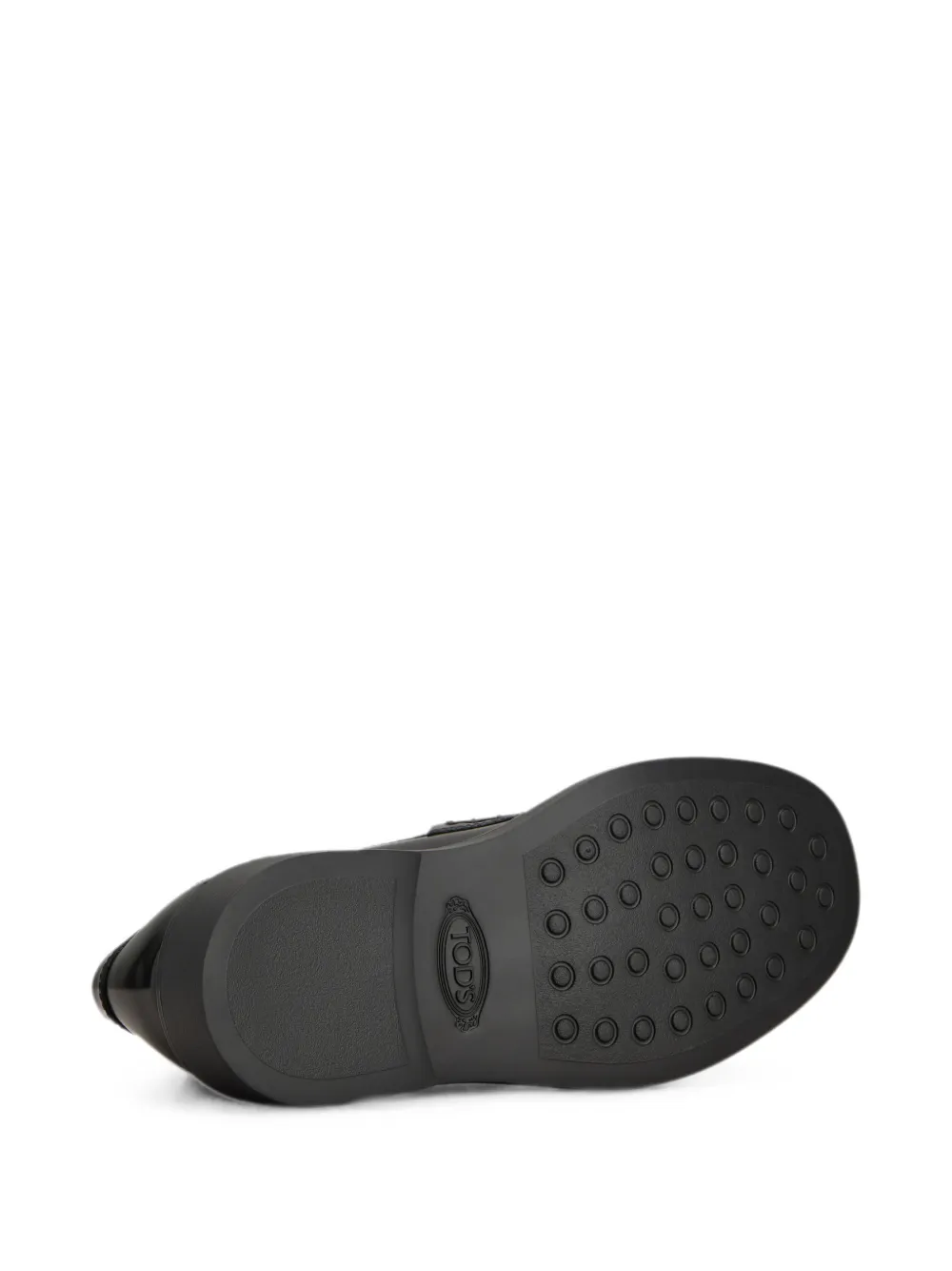 Tod's leather loafers Zwart