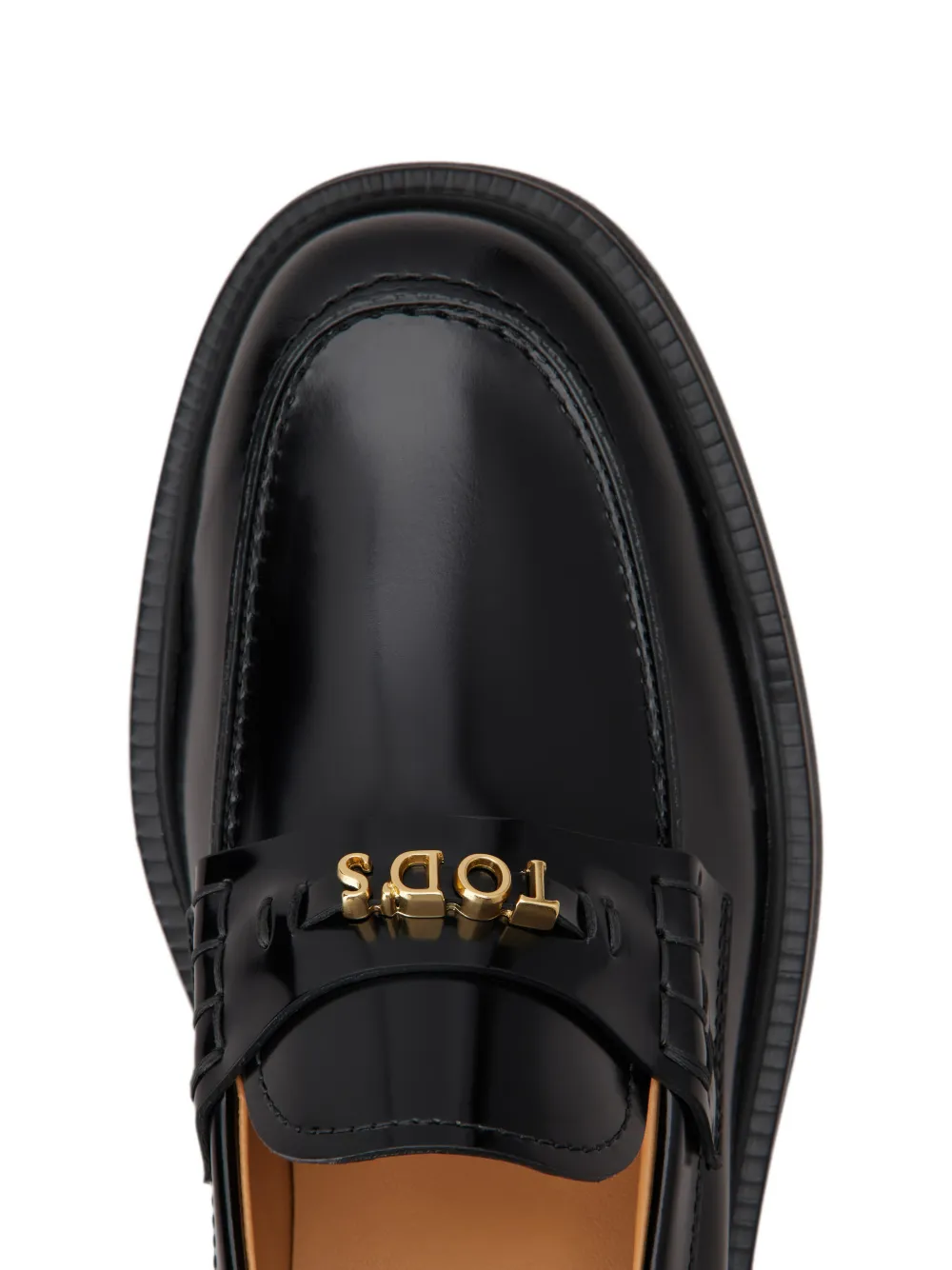 Tod's leather loafers Zwart