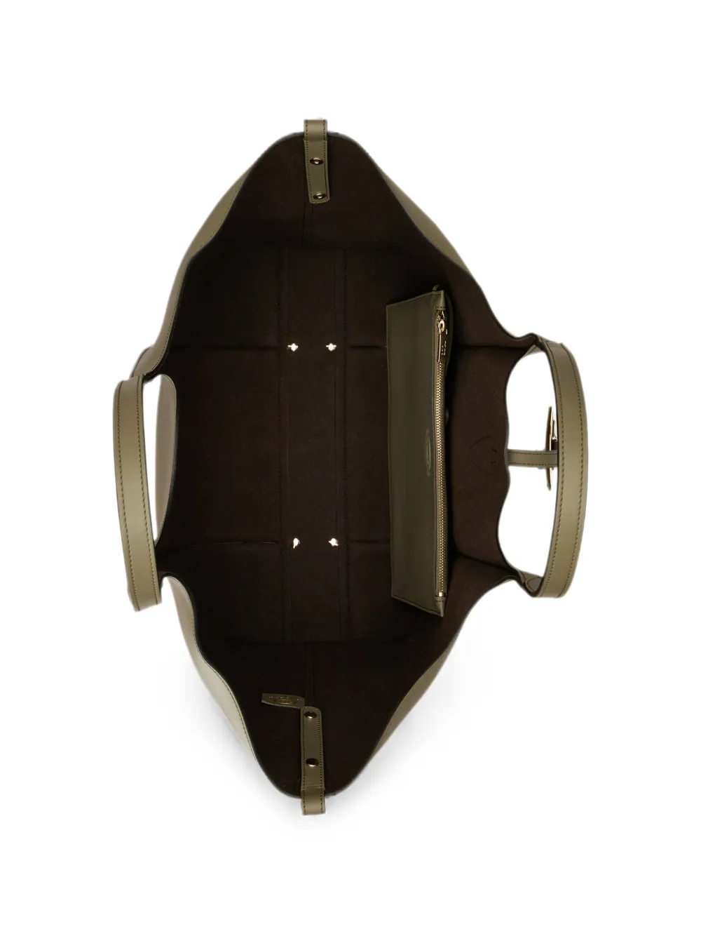 Tod's Medium T Timeless leren shopper Groen