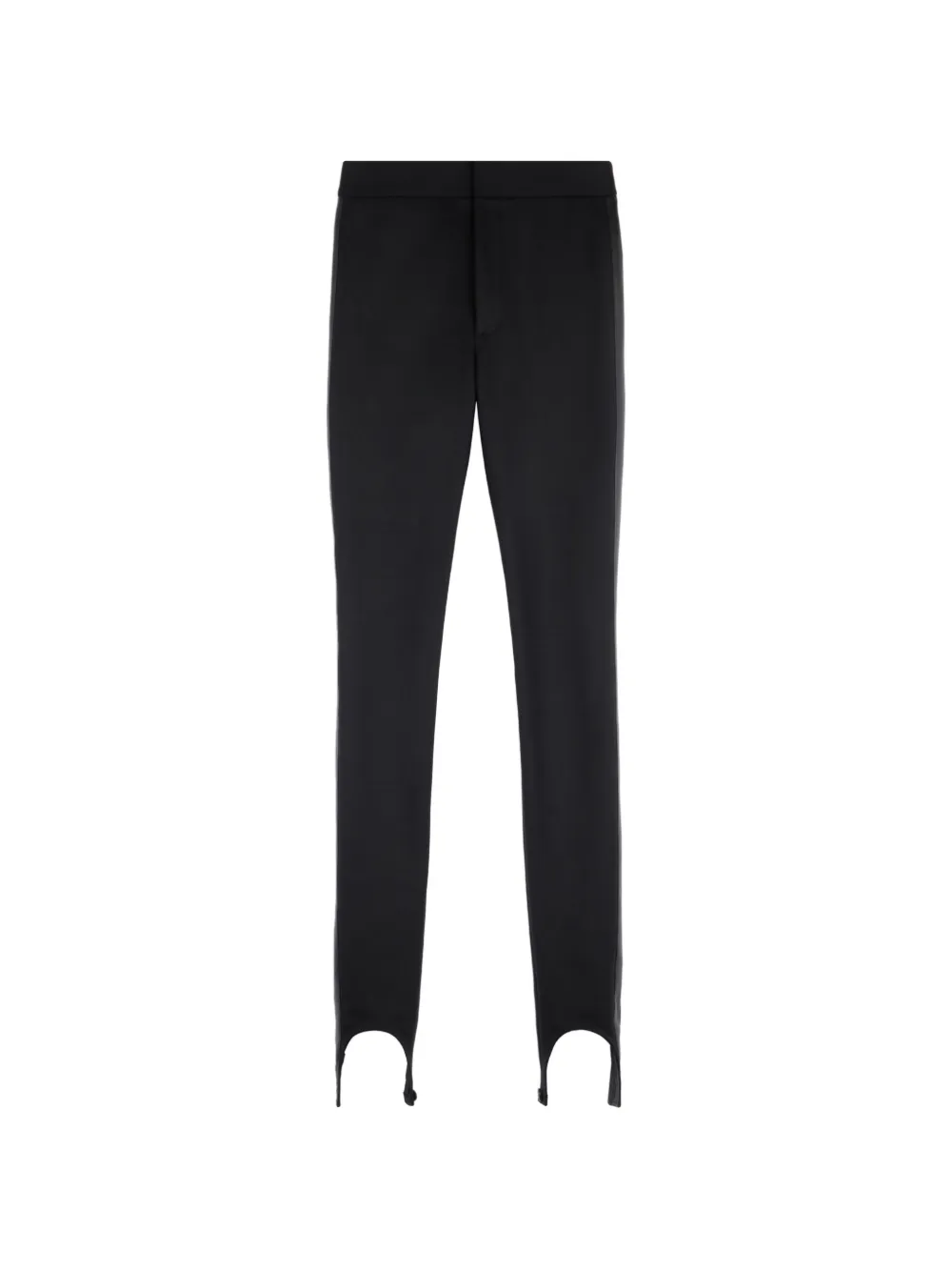Tod's Stretch Pants With Bands In Leather In Multi