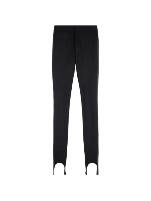 Tod's leather-trim trousers