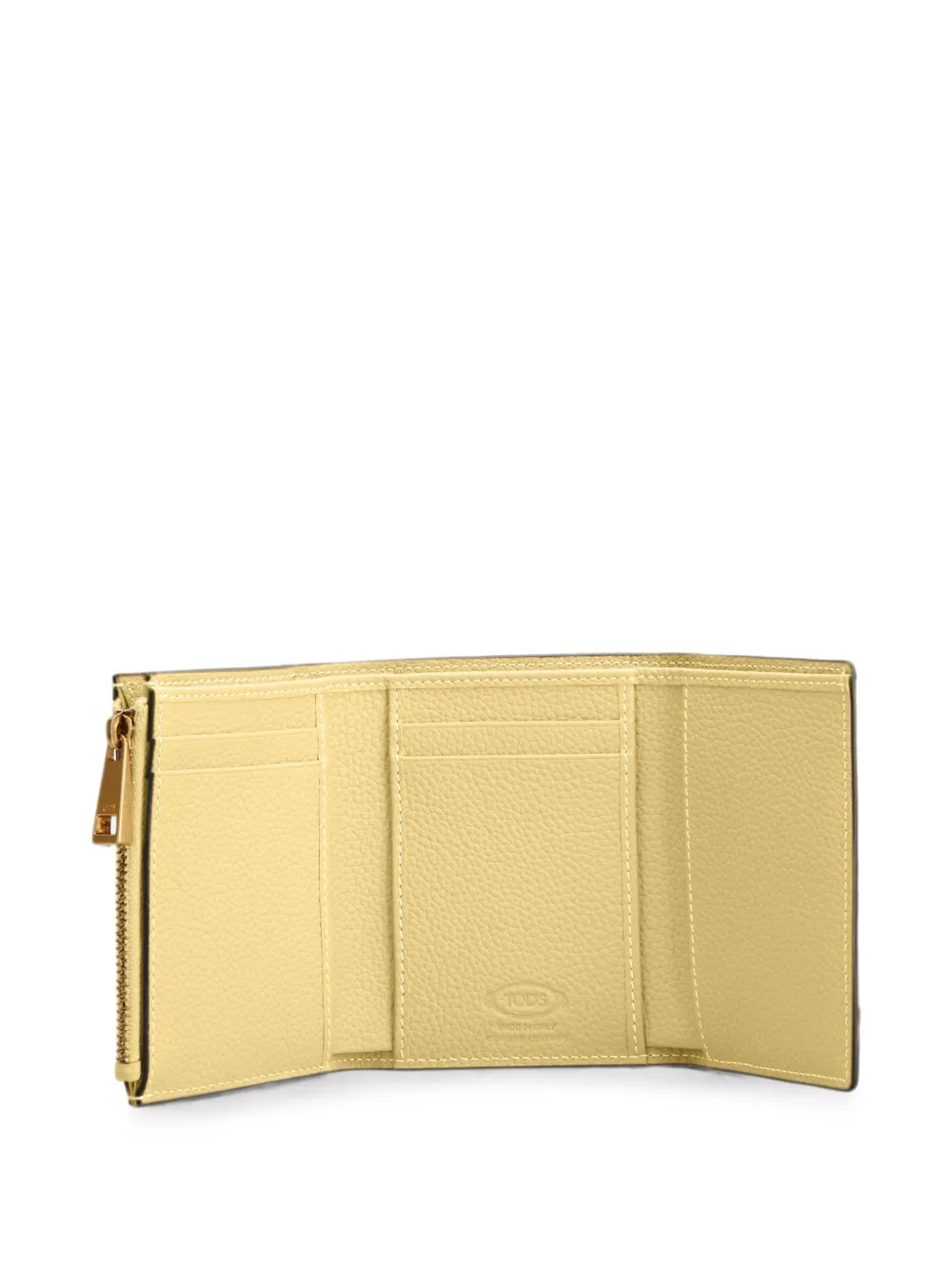 Tod's T Timeless leren portemonnee Geel