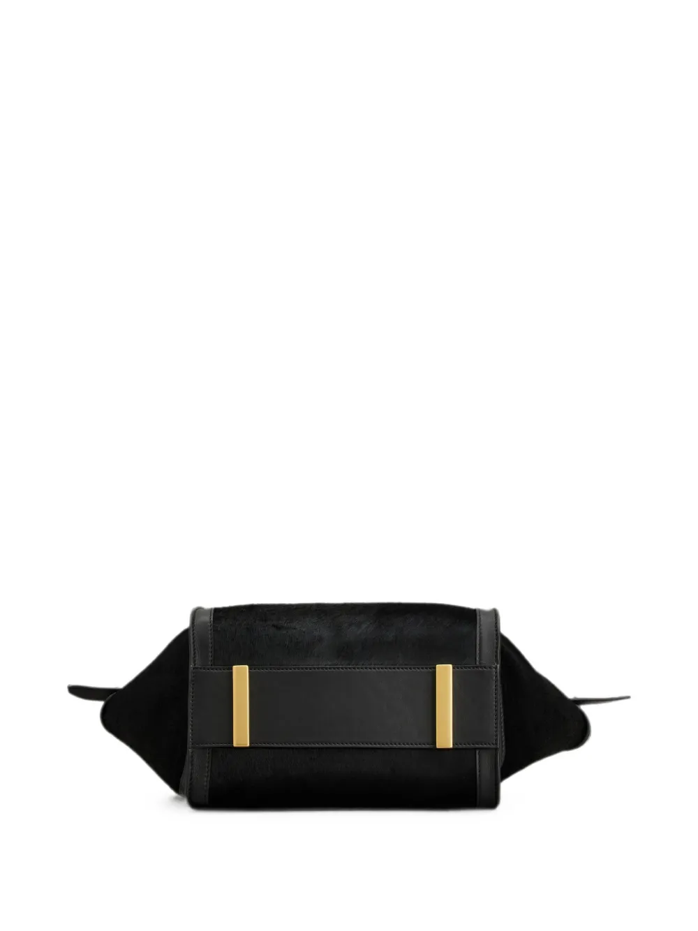Tod's Kleine T Signature leren shopper met pony-effect Zwart