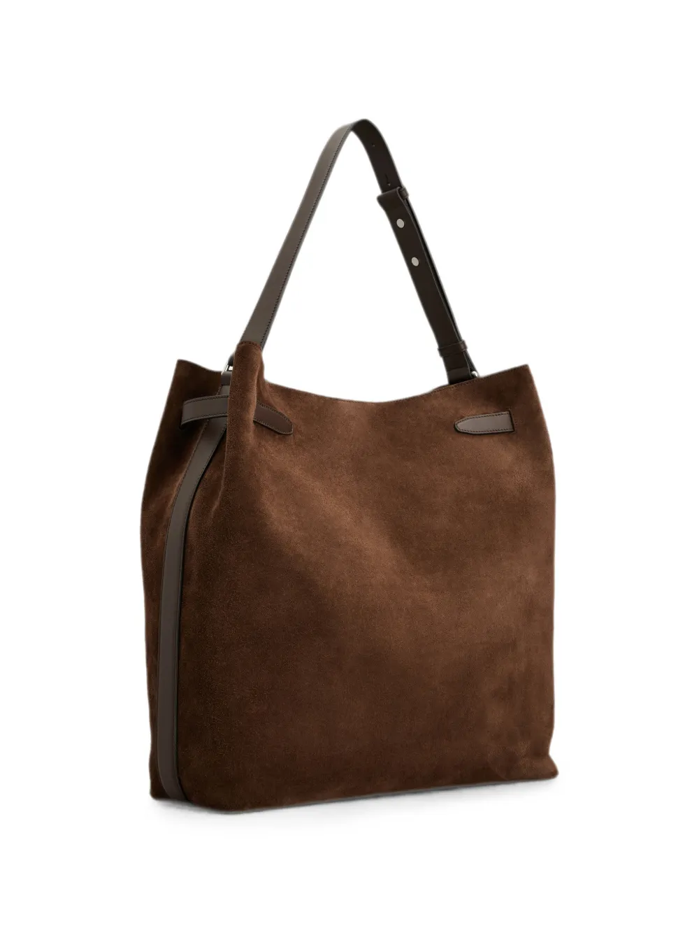 Tod's Tim suède shopper Bruin