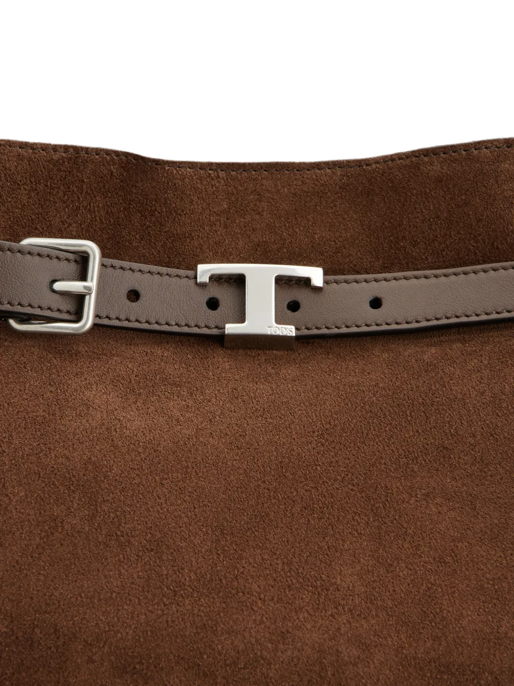 Tod's Tim suède shopper Bruin