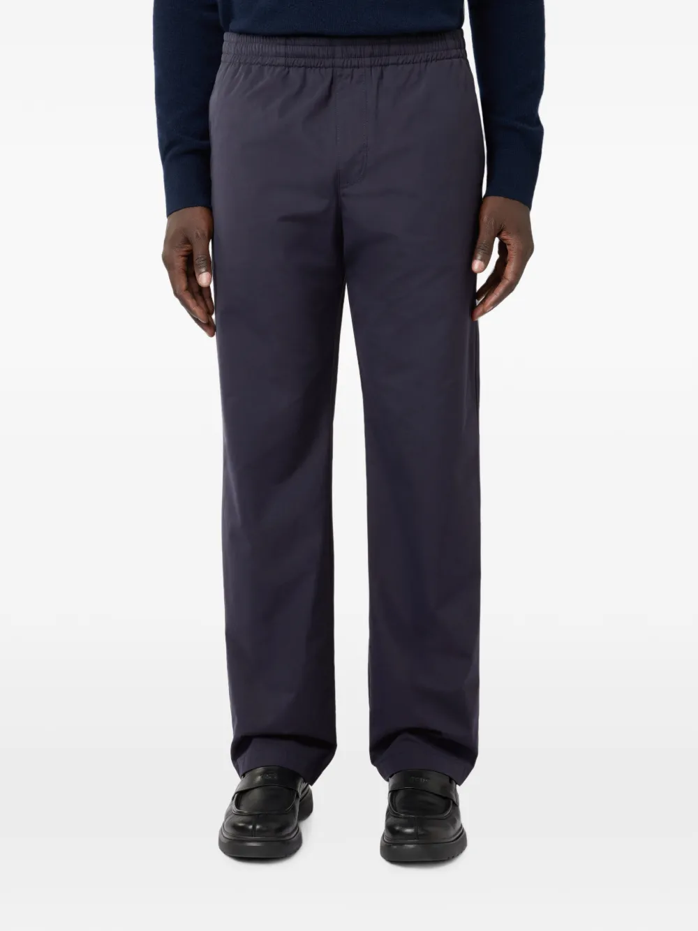 Tod's Broek van technisch katoen met trekkoord Blauw