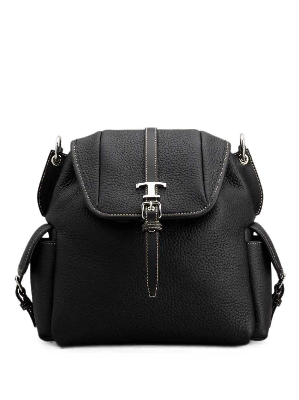 Tod's T Timeless Rucksack mit Schnalle - Schwarz