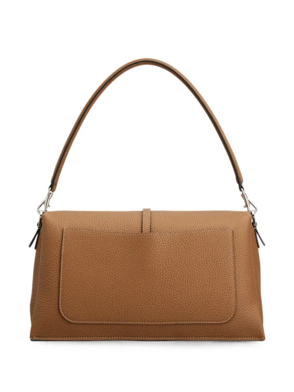 Tod's T Timeless Flap Bag in Leather Small in Brown