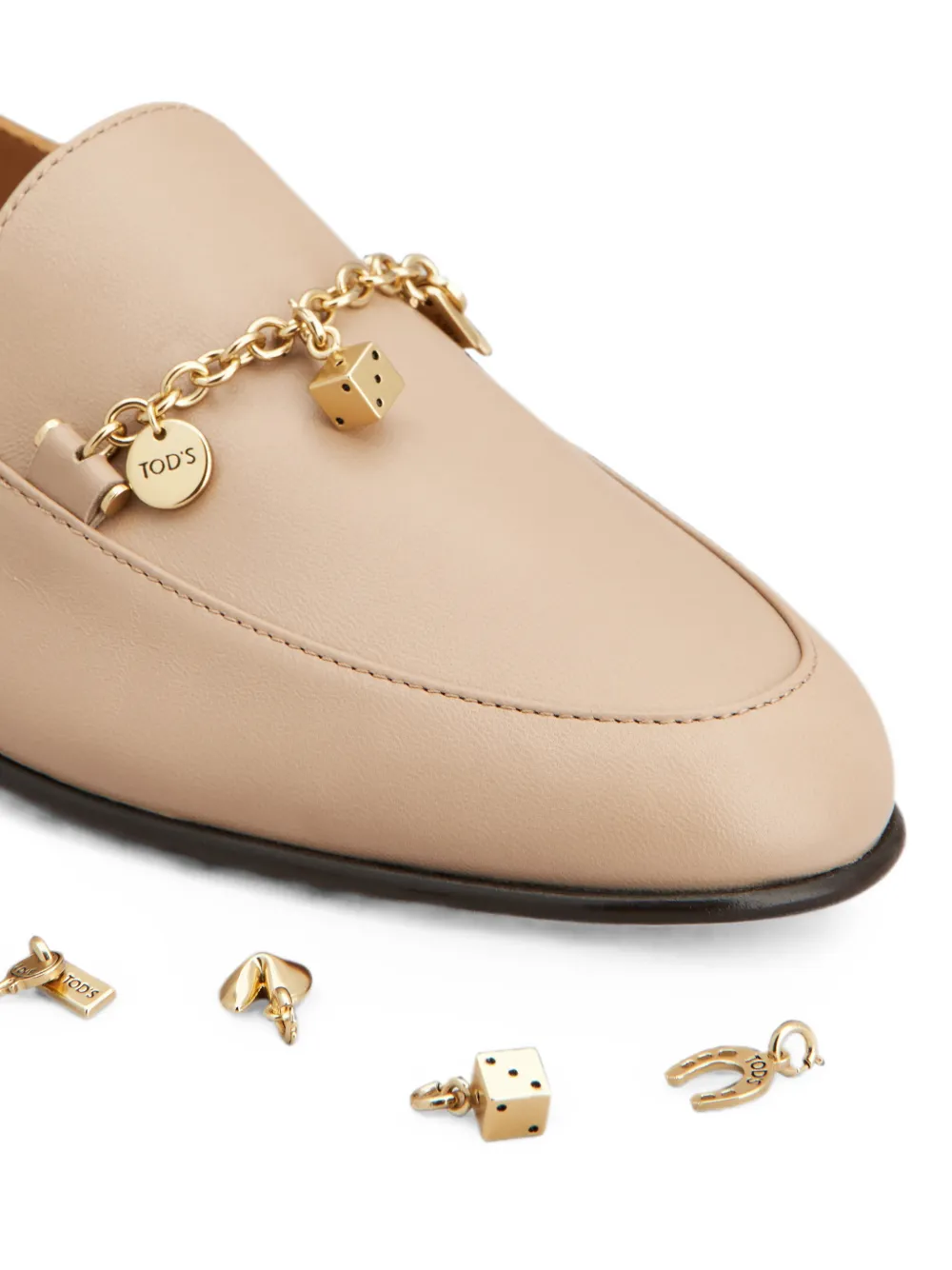 Tod's Loafers van nappa leer Roze