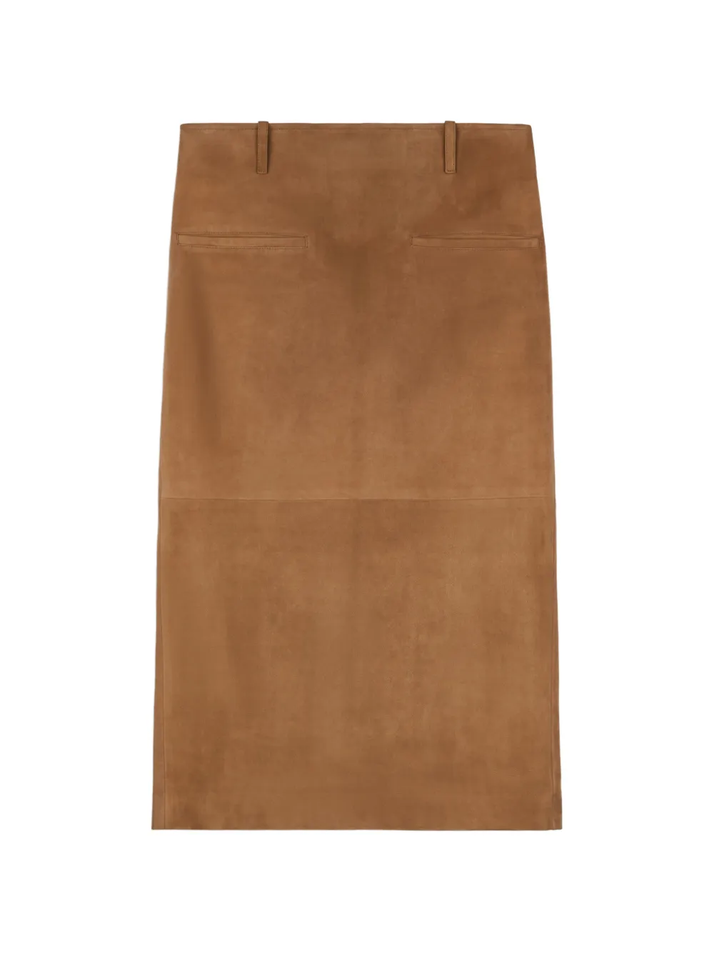 Tod's Gonna Pashmy in pelle scamosciata - Marrone