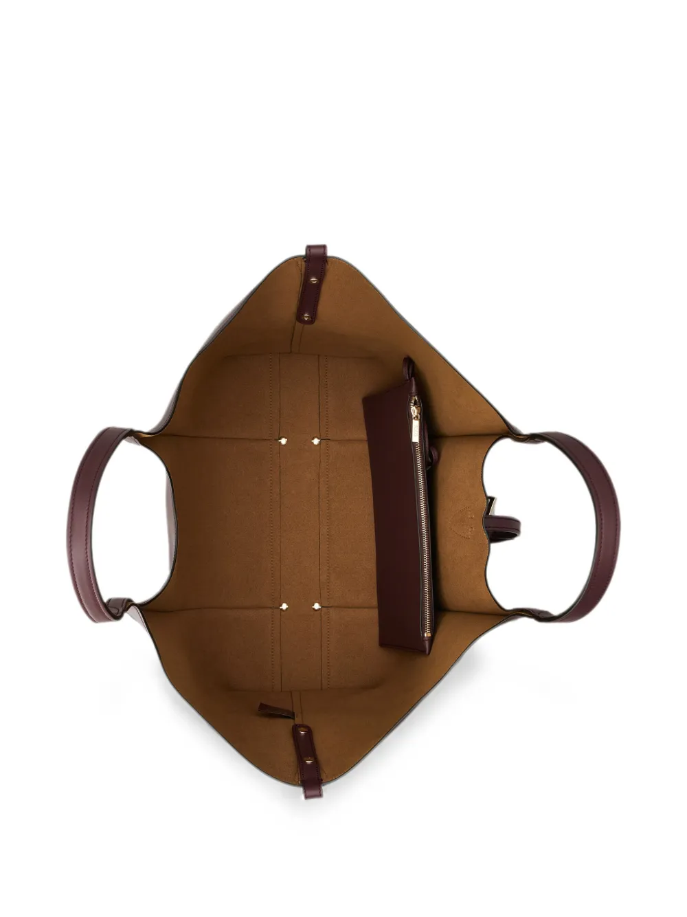 Tod's Medium T Timeless leren shopper Rood
