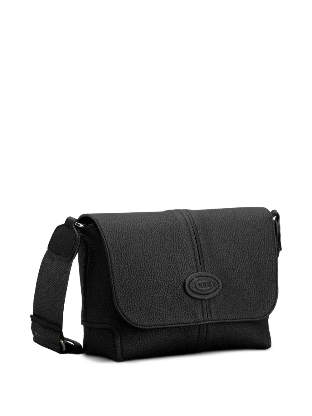 Tod's Schoudertas met logopatch Zwart