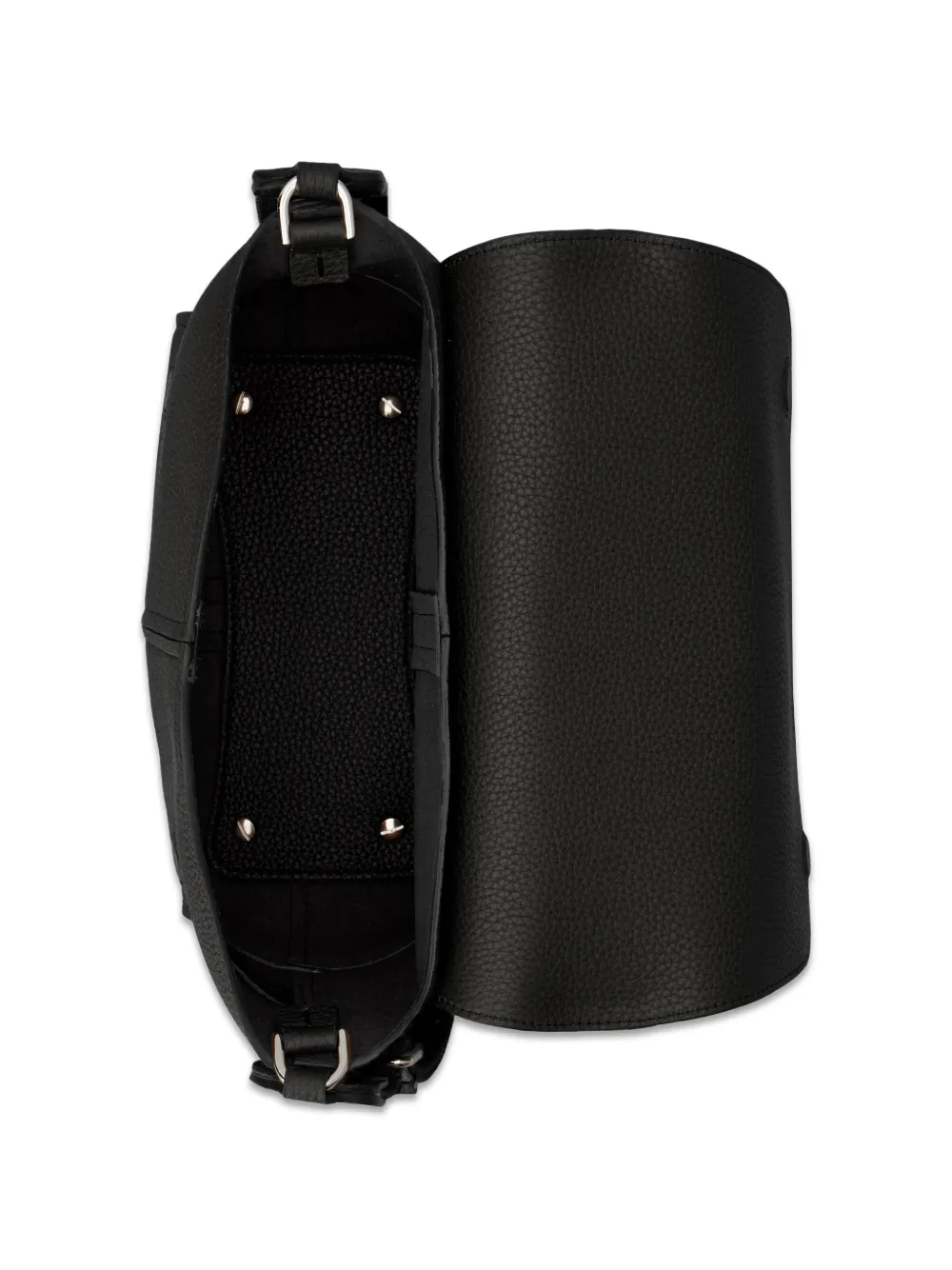 Tod's Schoudertas met logopatch Zwart