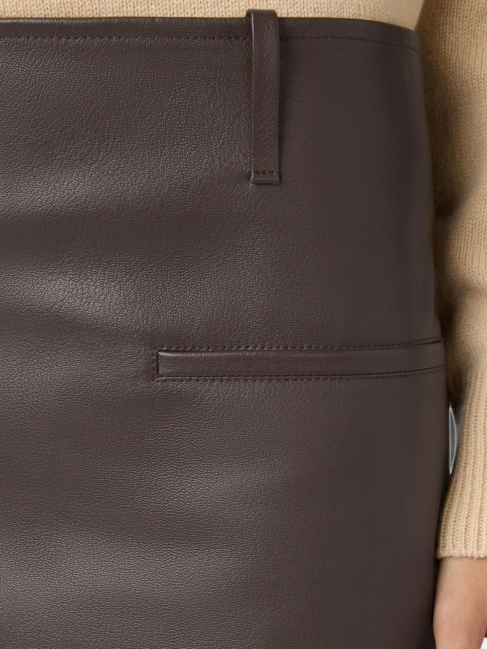 Tod's Leren rok Bruin