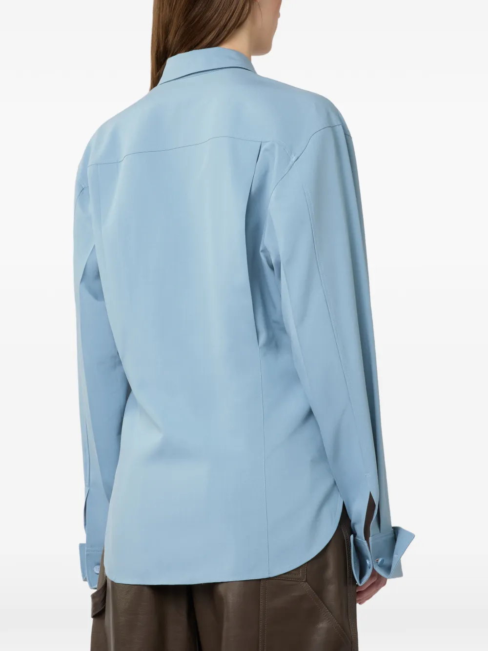 Tod's Blouse met geborduurd logo Blauw
