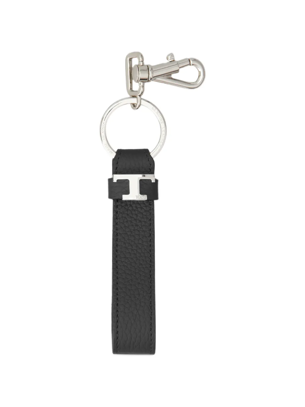Tod's key holder in leather - Nero