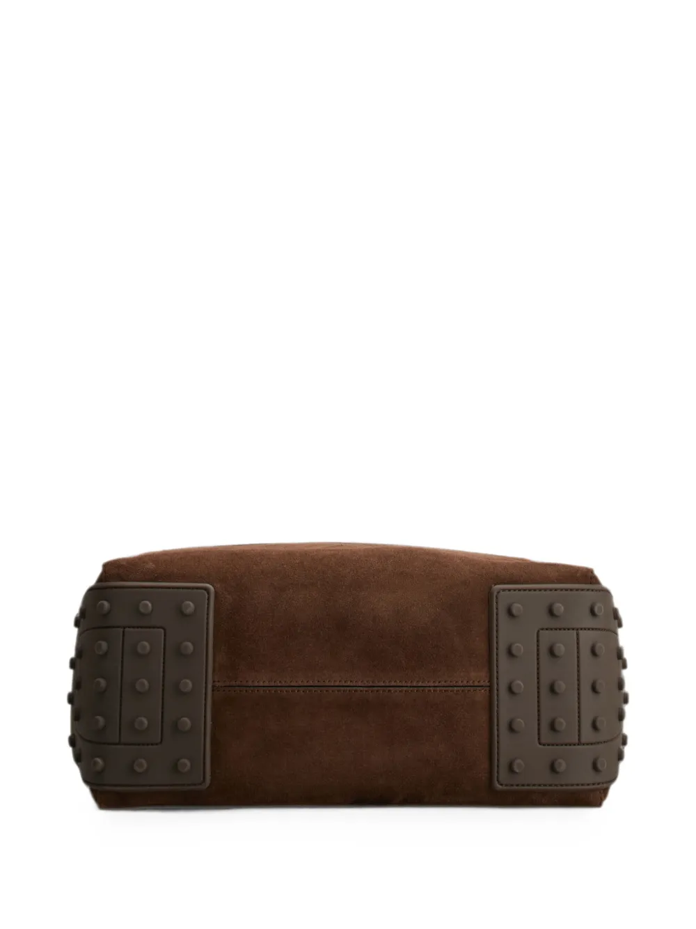 Tod's Gommino suède schoudertas Bruin