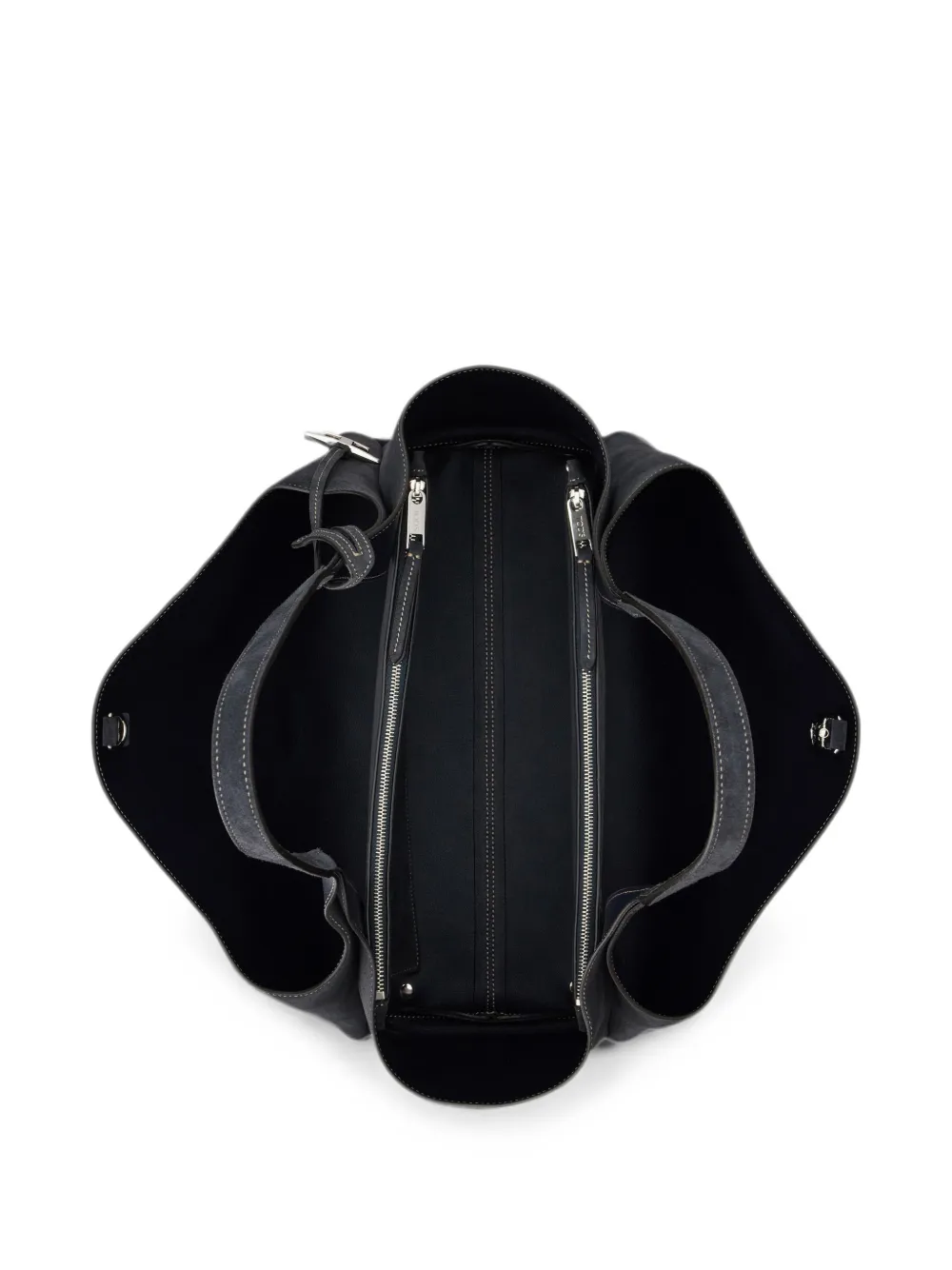 Tod's Medium suède tas Blauw