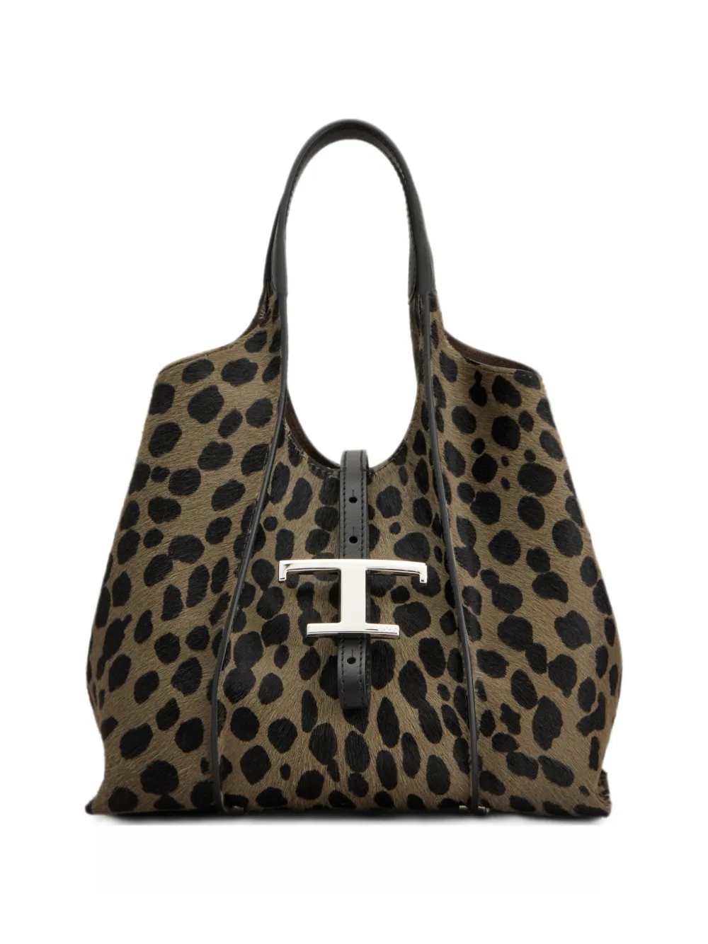 Tod's T Timeless Shopping Bag In Pony Effect Leather Mini In Pattern