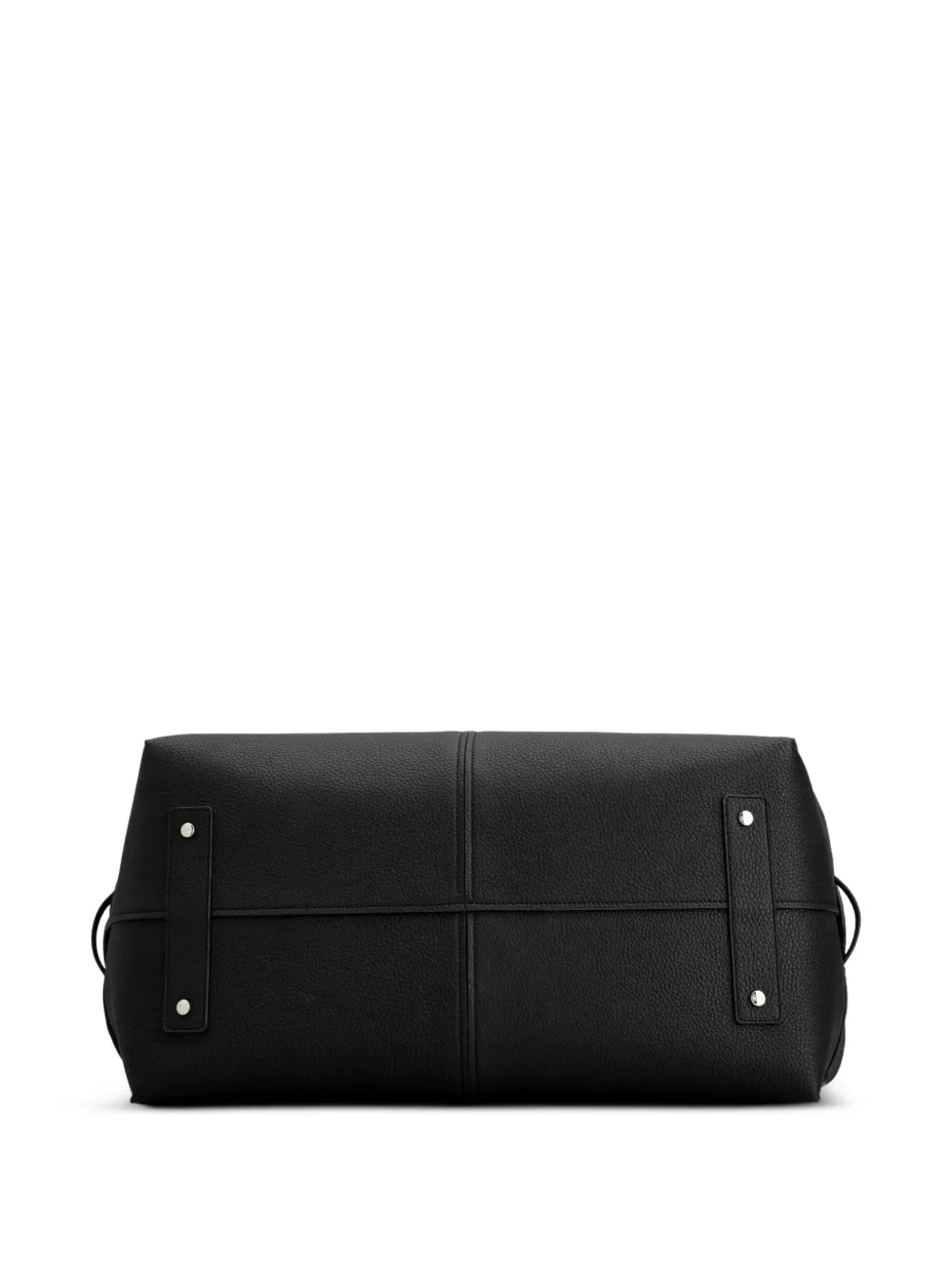Tod's Duffeltas van gekorreld leer Zwart