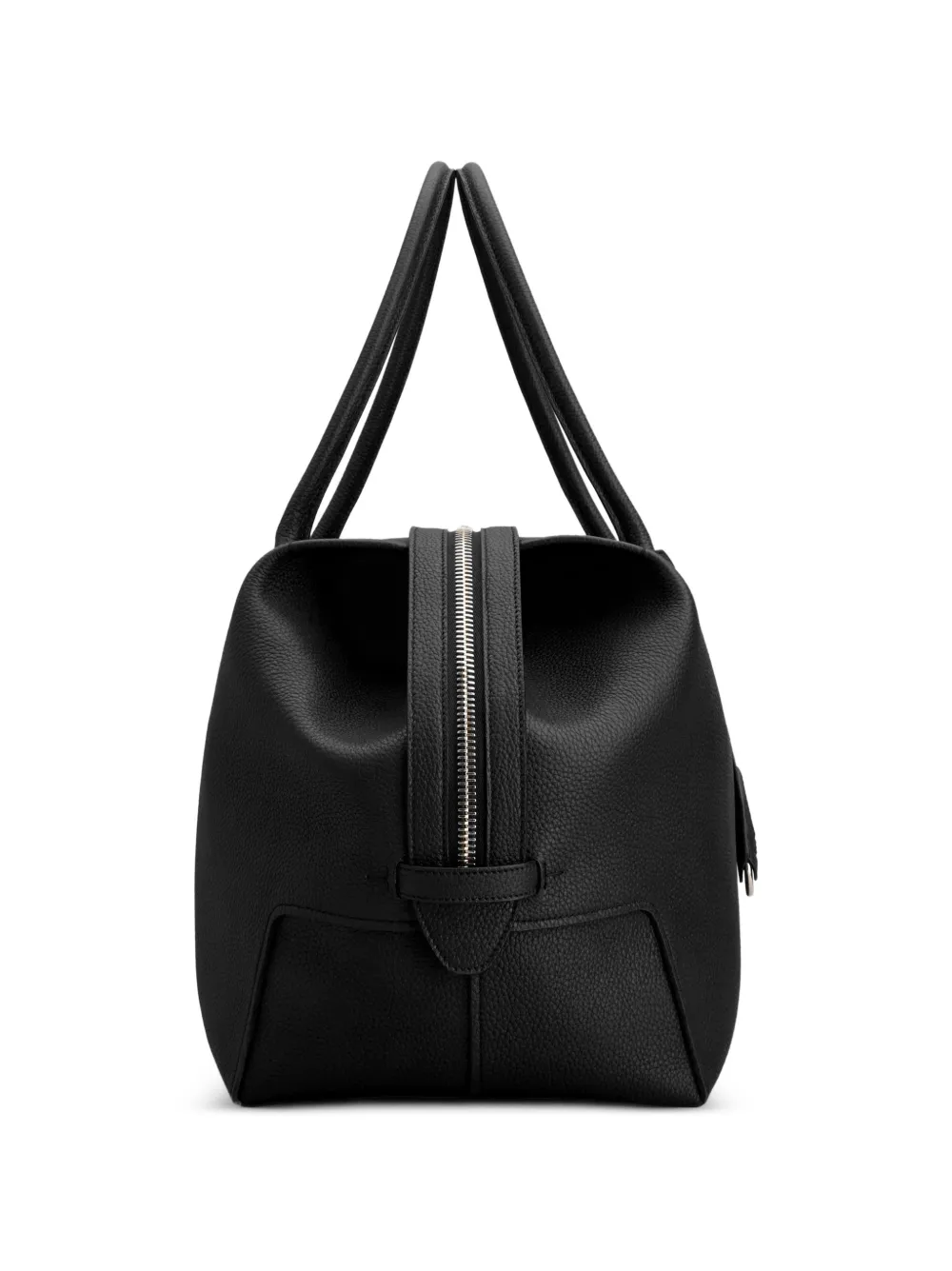 Tod's Duffeltas van gekorreld leer Zwart