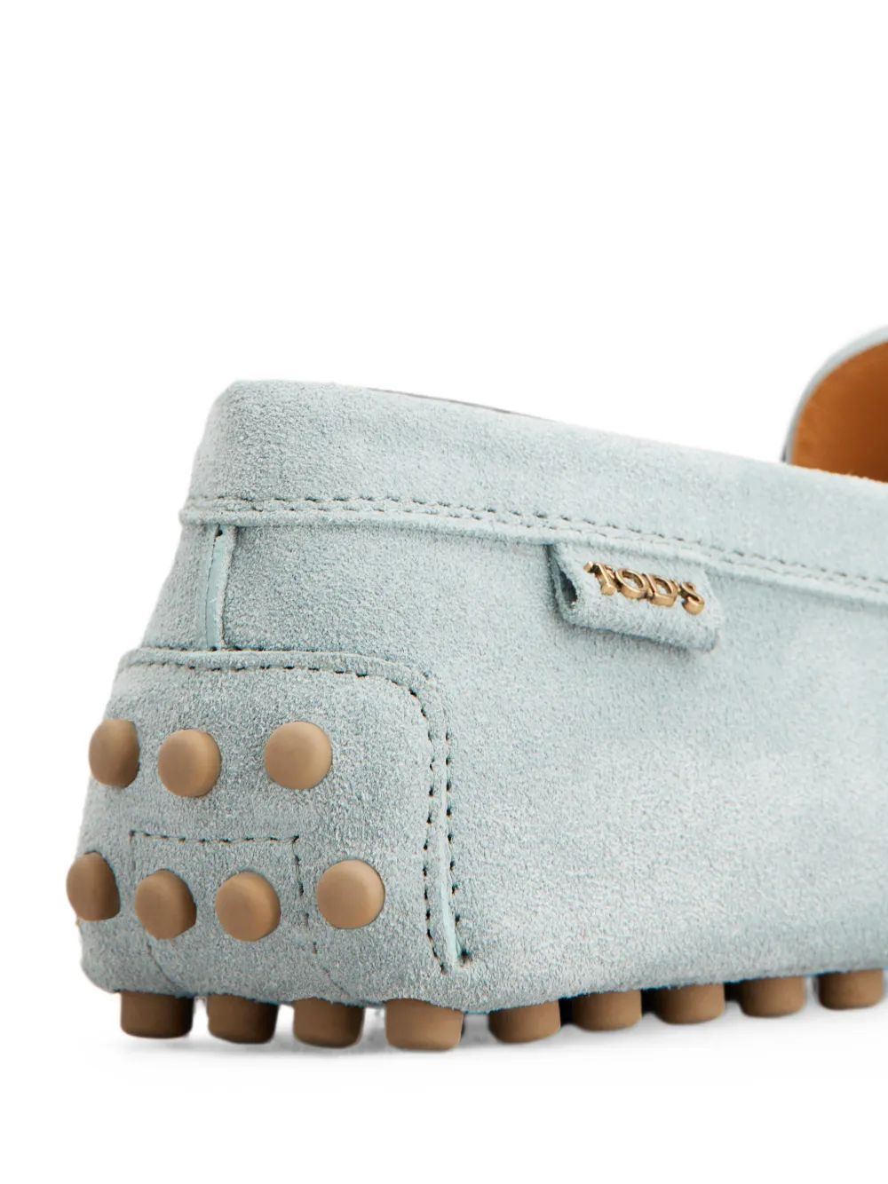 Tod's Gommino suède loafers Blauw