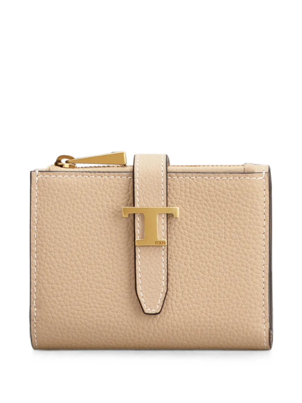 Tod's T Timeless Wallet In Neutral