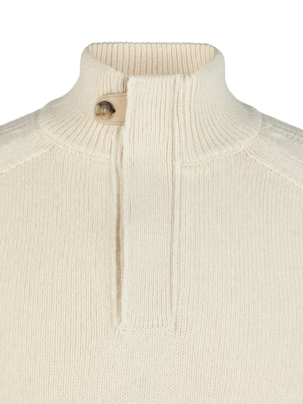 Tod's Kasjmier pullover met halve rits Beige