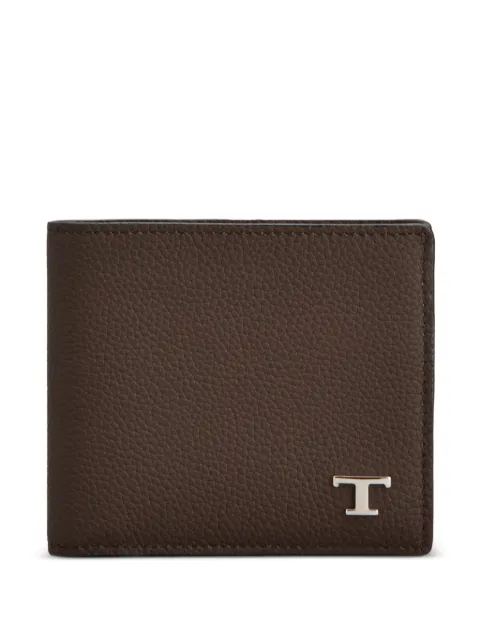 Tod's T Timeless pebbled wallet