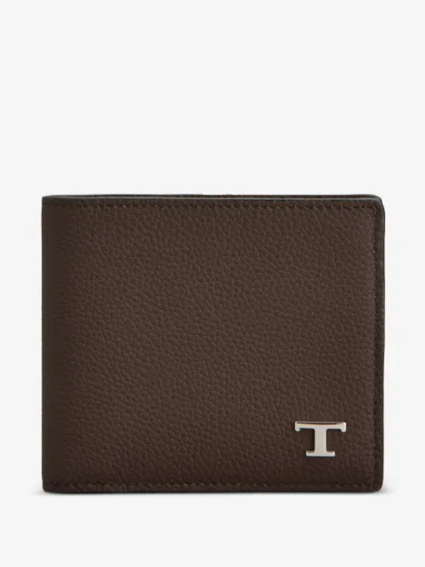 Tod's T Timeless pebbled wallet