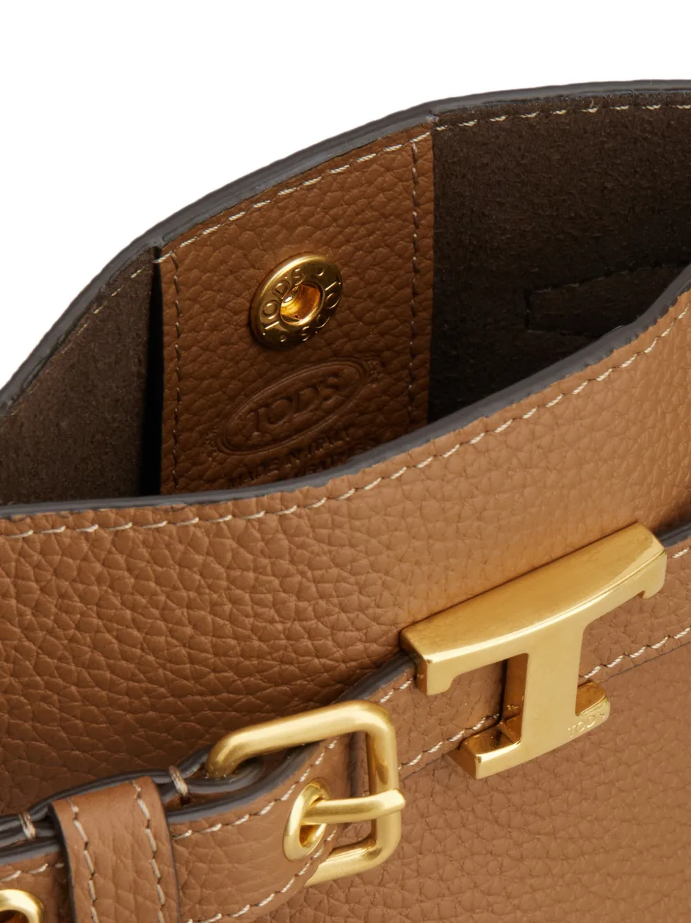 Tod's Grote telefoonhoes van leer Bruin