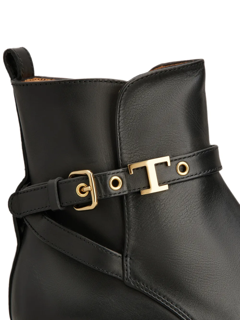 Tod's T Timeless enkellaarzen met gesp Zwart