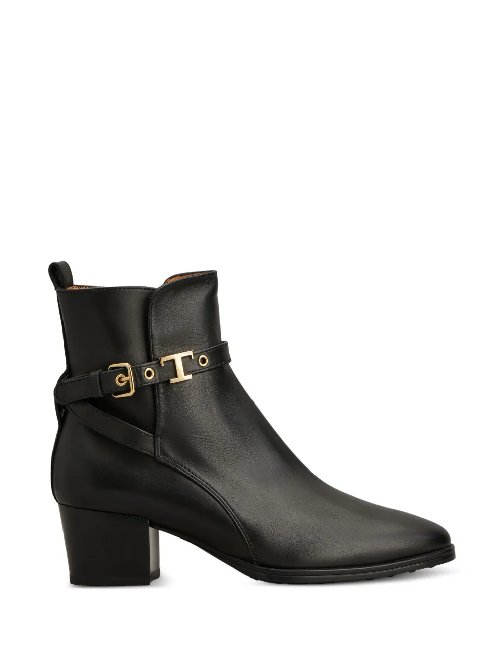 Tod's T Timeless enkellaarzen met gesp Zwart