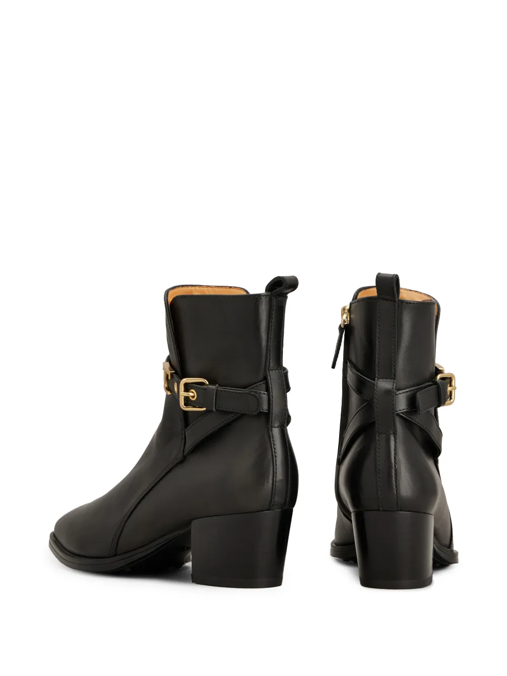 Tod's T Timeless enkellaarzen met gesp Zwart