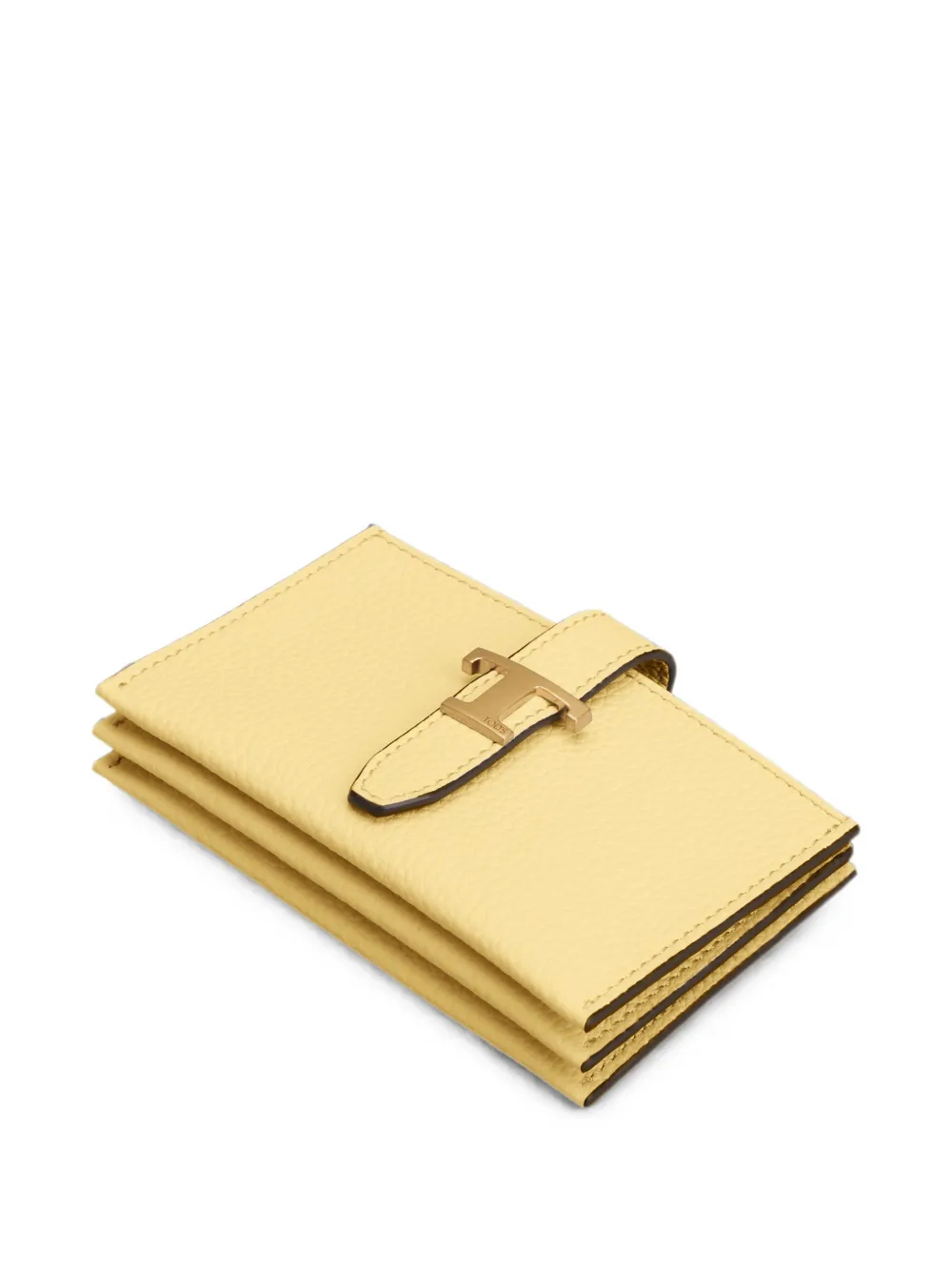 Tod's Pasjeshouder van leer Geel