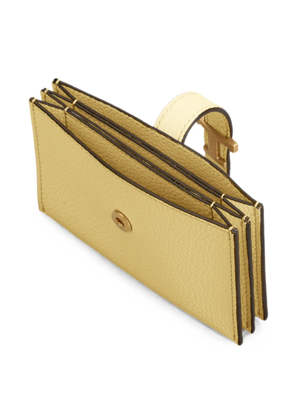 Tod's Pasjeshouder van leer Geel