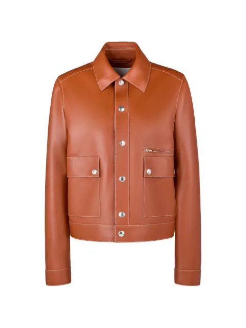 Tod's leather short jacket
