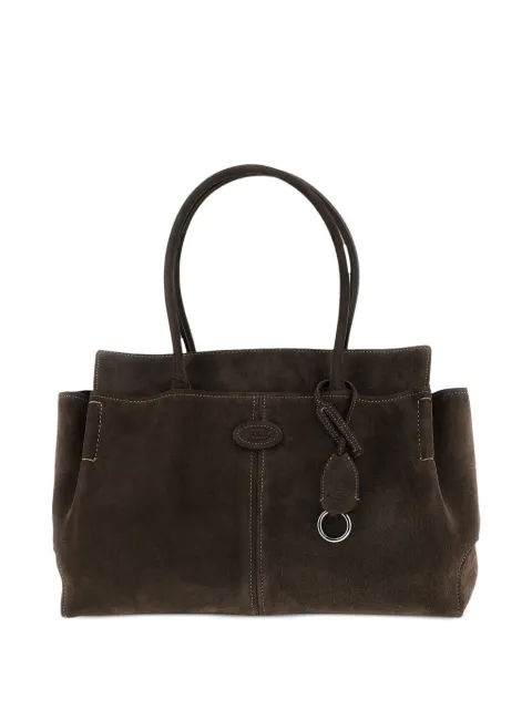 Tod's tote de gamuza con parche del logo