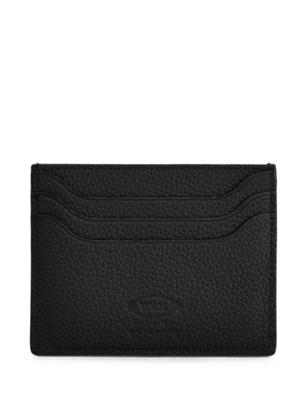 Tod's T Timeless pasjeshouder van bewerkt leer Zwart
