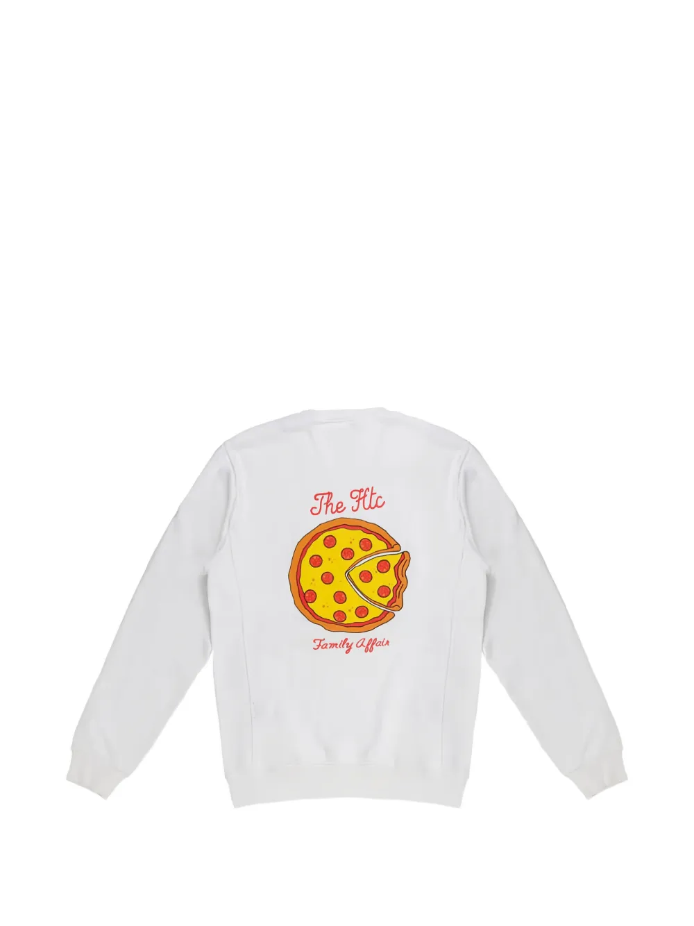 Htc Los Angeles Family Affair sweater met ronde hals Wit