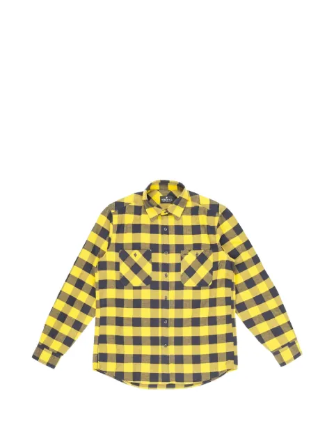 Htc Los Angeles logo-print check-pattern shirt