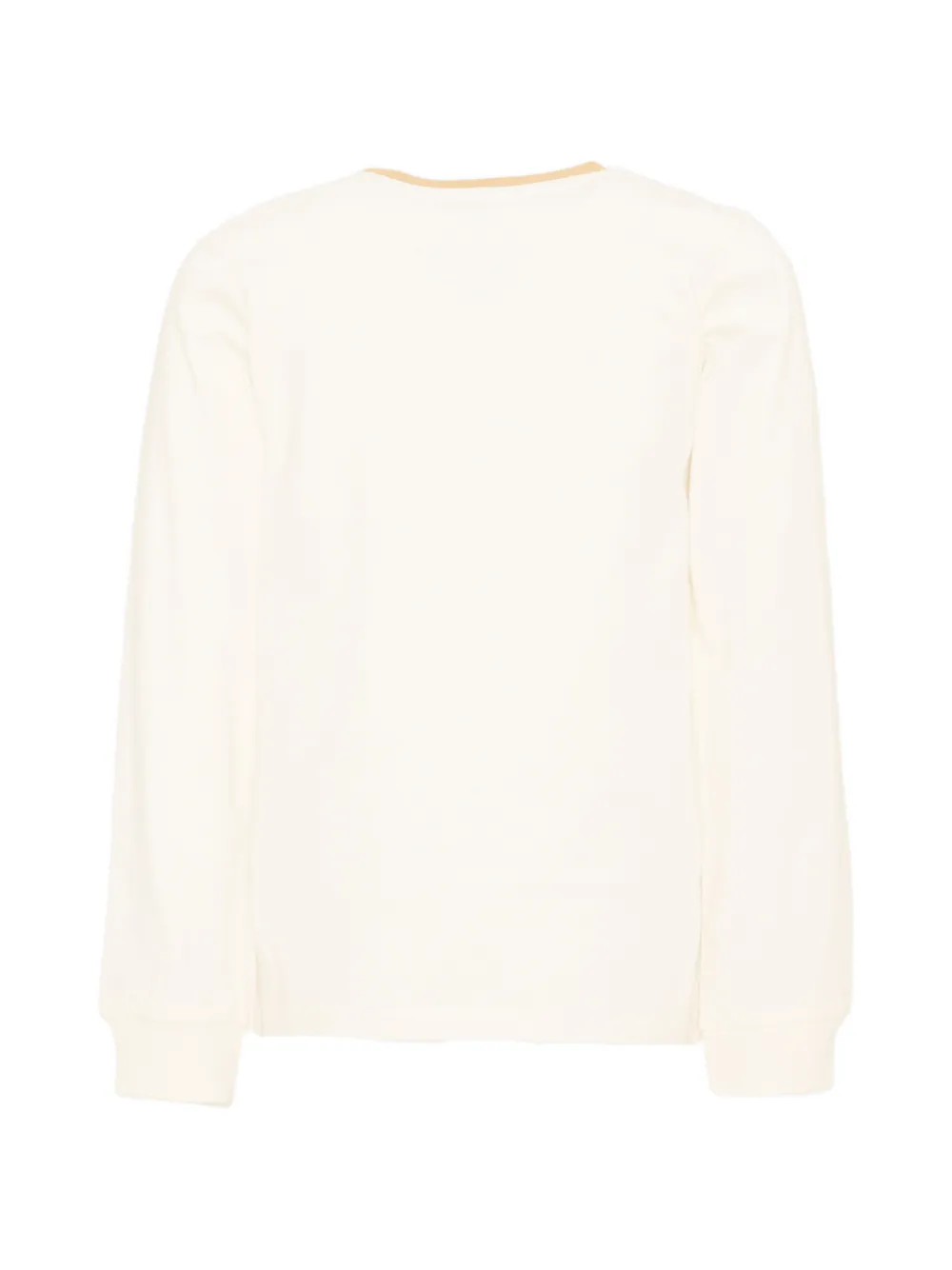 TRUSSARDI JUNIOR T-shirt met lange mouwen en logo-print Beige